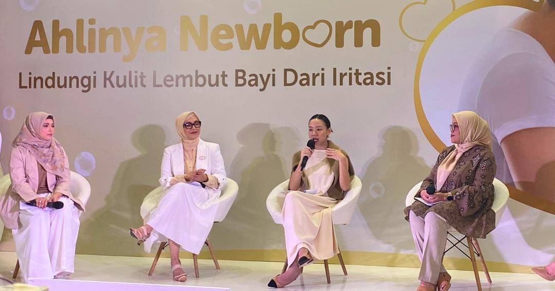 Launching Cussons Baby Newborn New Formula di Habitate Jakarta, Jumat (19/7/24). - Popmama.com/Salsyabila Sukmaningrum